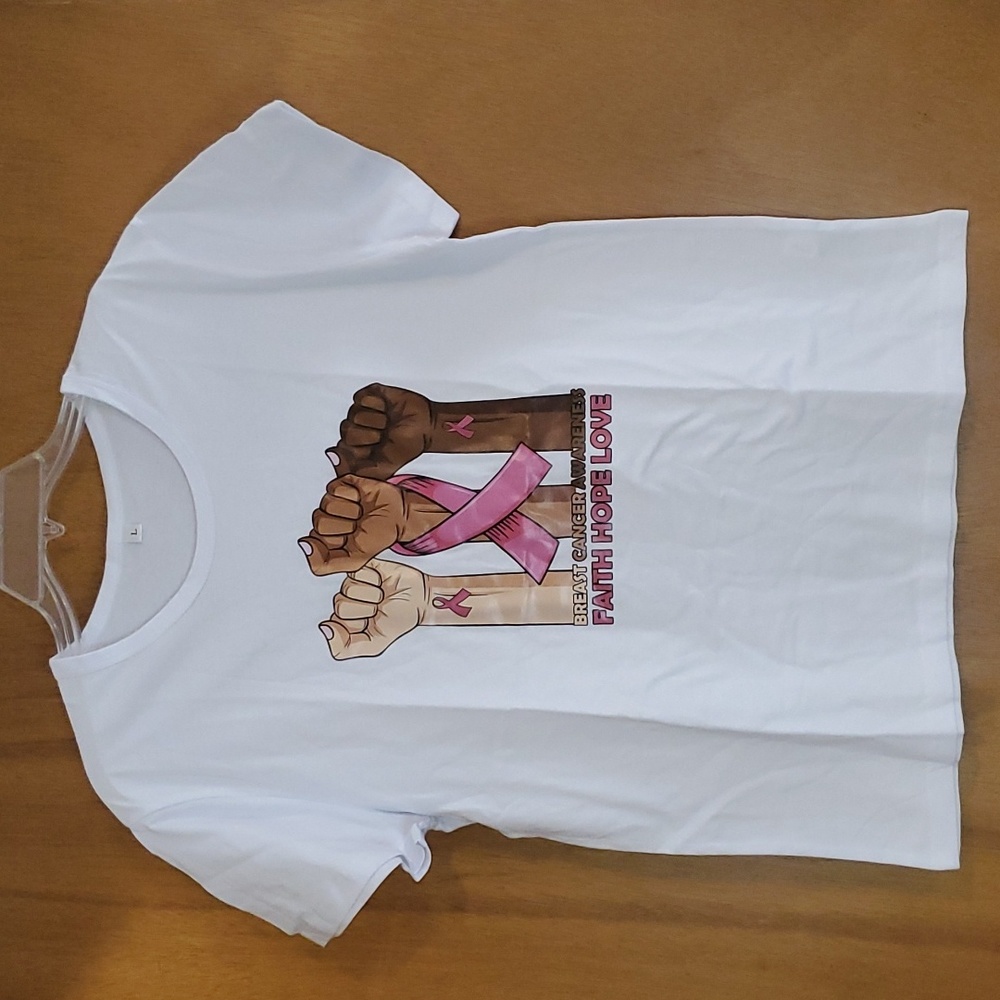 Womens "Breast Cancer Awareness" Short Sleeve T-shirt